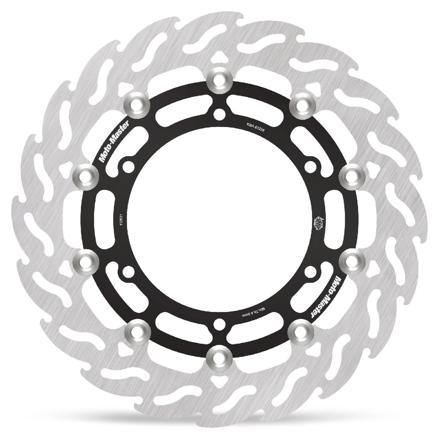 Moto-Master Front Left Floating Flame Series 298 mm For Yamaha YZF R6 600 1999-2002